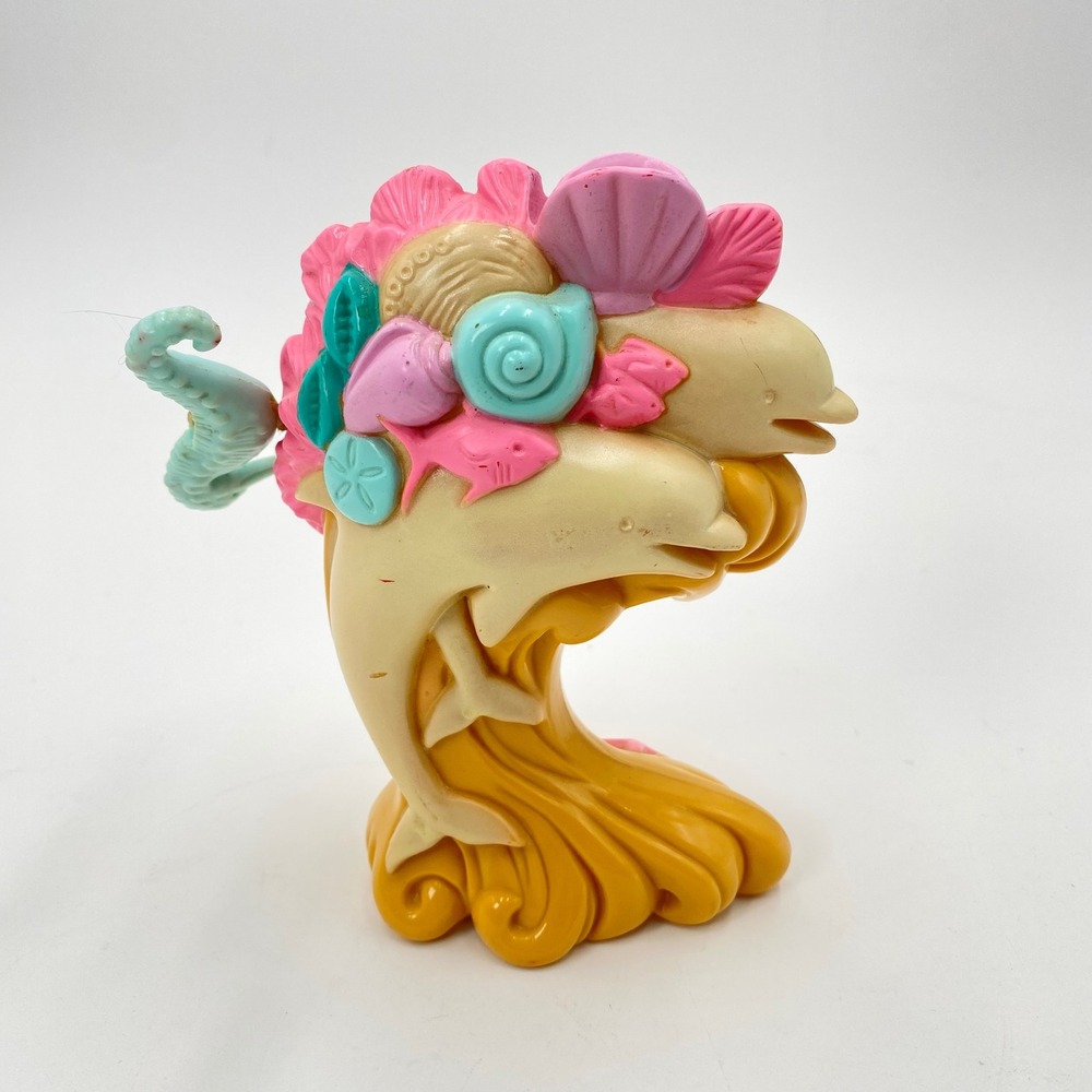 Vintage 1990's Sea Dancer Launcher BASE ONLY Dolphins Seashells Wave‎ No Doll